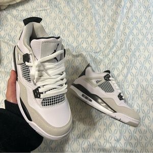 Jordan 4s Military Black Size 8 Womens